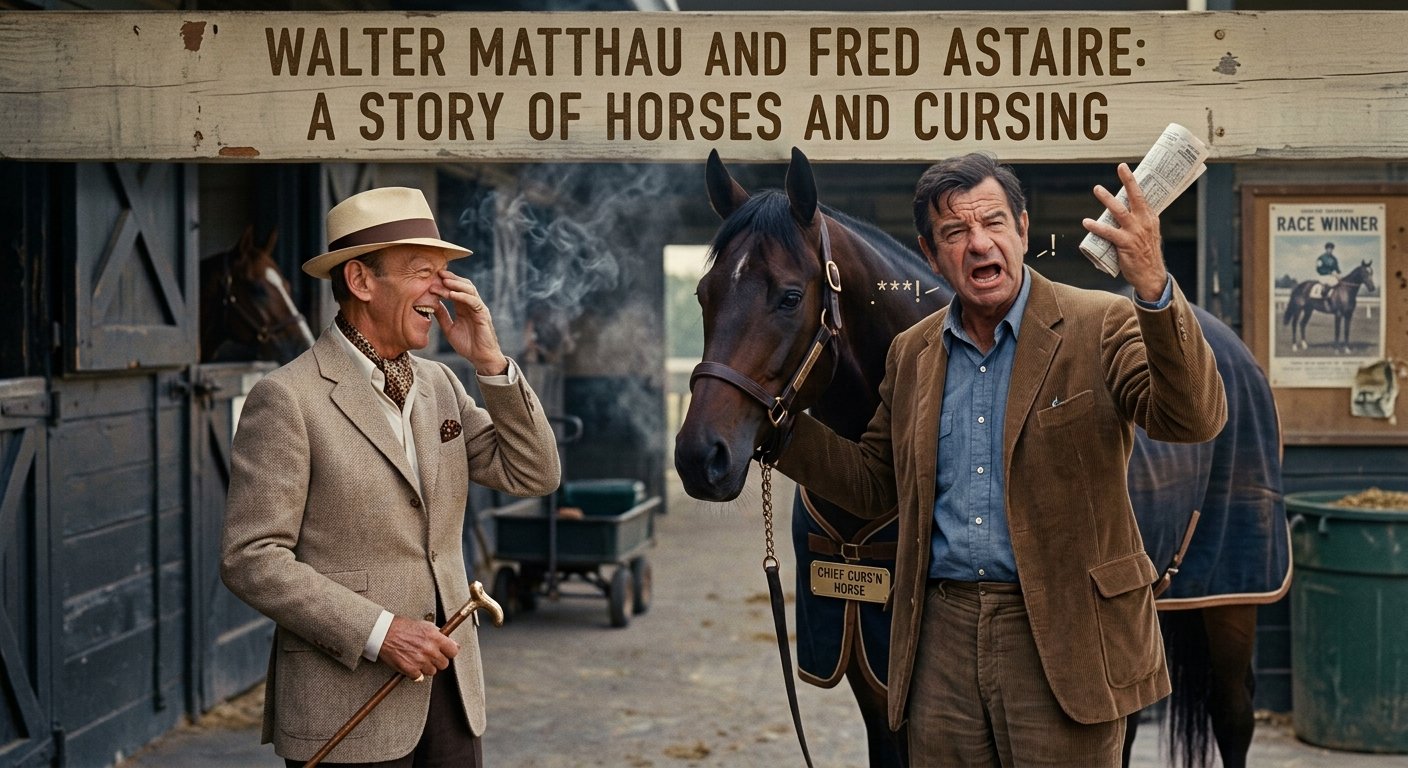 Walter Matthau and Fred Astaire: A Story of Horses and Cursing